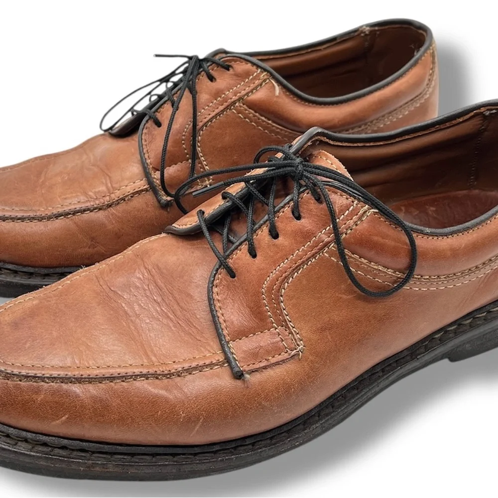 Allen Edmonds Wilbert Mens Oxfords Brown Leather Sz‎ 8B Lace Up Dress Shoes USA